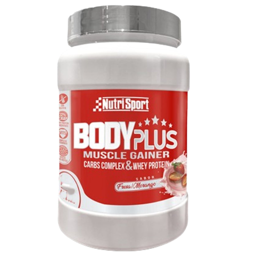 Bodyplus Instant Fresa Proteínas 850g Nutri-Sport