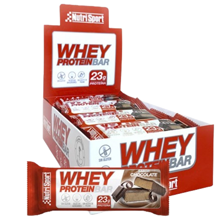 Barrita Whey Bar Chocolate Proteinas 12uds Nutri-Sport