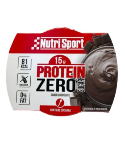 Postre Protein Choco Zero SinGluten 135g Nutri Sport