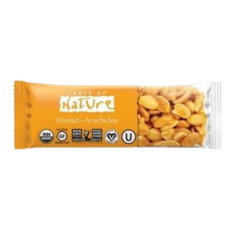 Barrita de Cacahuete SinGluten Vegan 16uds Taste Of Nature