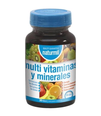 Multivitaminas y Minerales 30 Perlas Naturmil