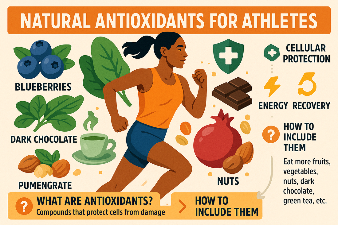 🥦 Antioxidantes naturales para deportistas: qué son y cómo incluirlos