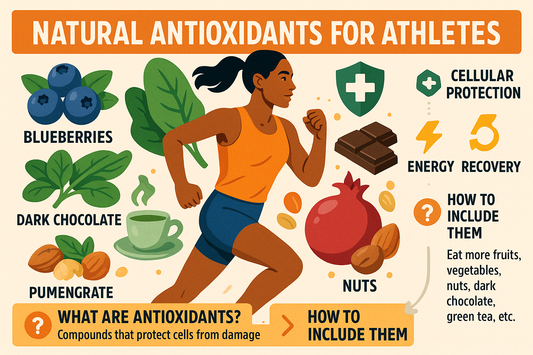🥦 Antioxidantes naturales para deportistas: qué son y cómo incluirlos