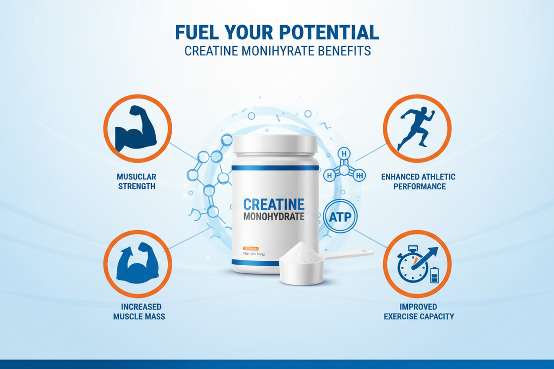 Creatina Monohidratada: el suplemento más estudiado y cómo usarlo