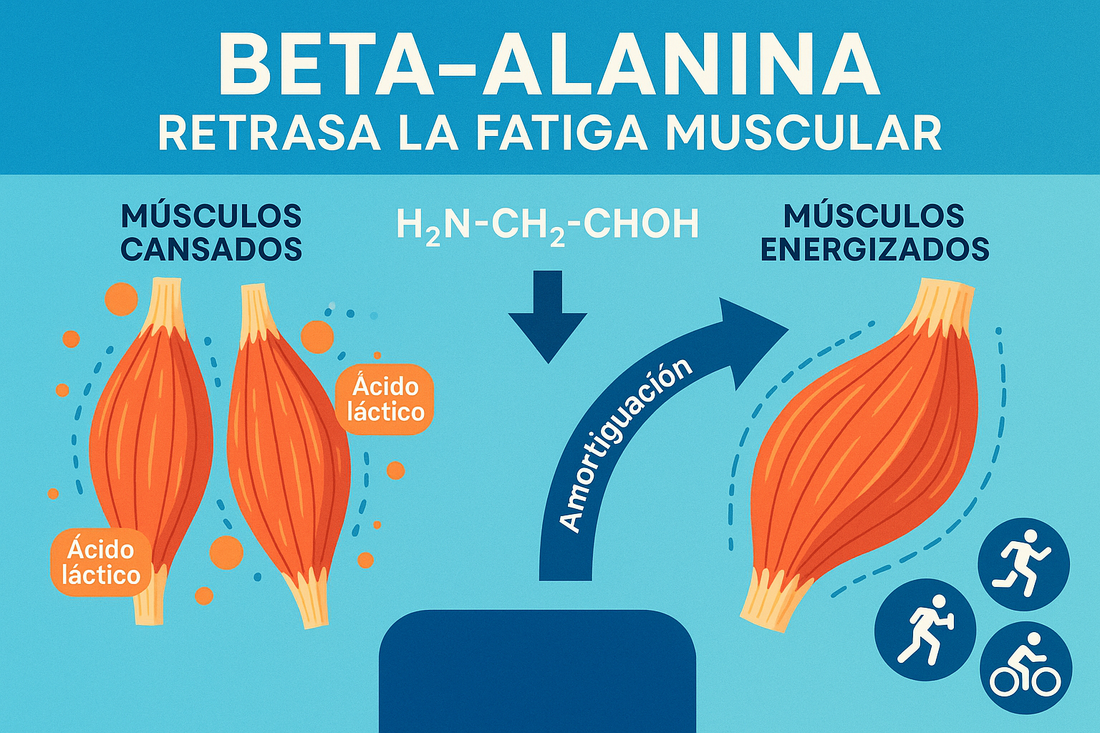 🏃‍♂️💥 Beta-alanina: cómo ayuda a retrasar la fatiga muscular