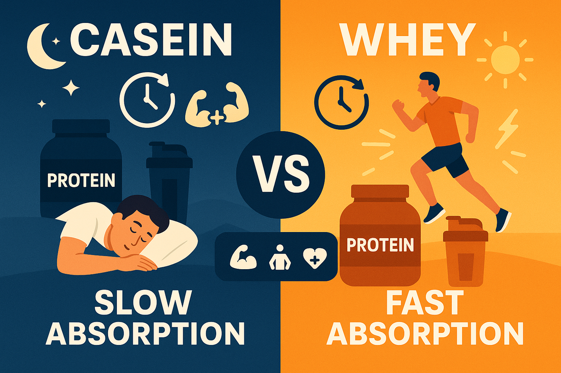🥛 Caseína vs. proteína whey: ¿cuál elegir según tus objetivos?