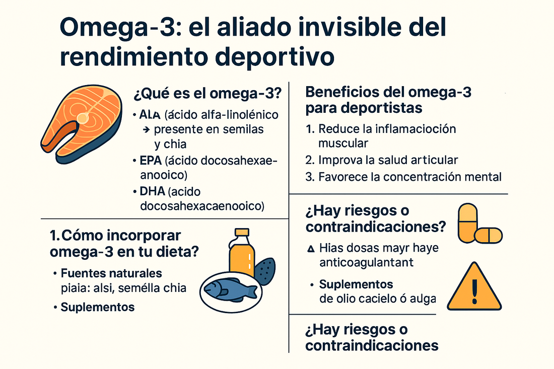 🧠💪 Omega-3: el aliado invisible del rendimiento deportivo