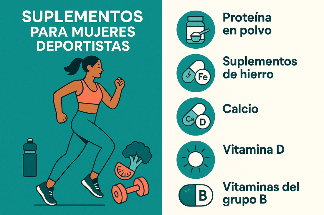👩‍🦰💊 Suplementos para mujeres deportistas: ¿hay diferencias clave?