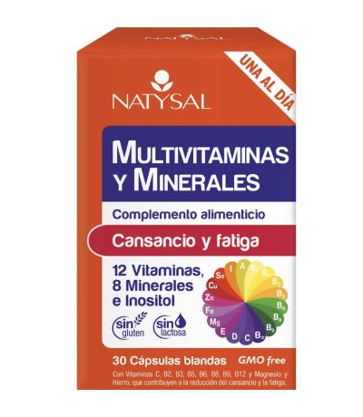 Multivitaminas y Minerales 30perlas Natysal