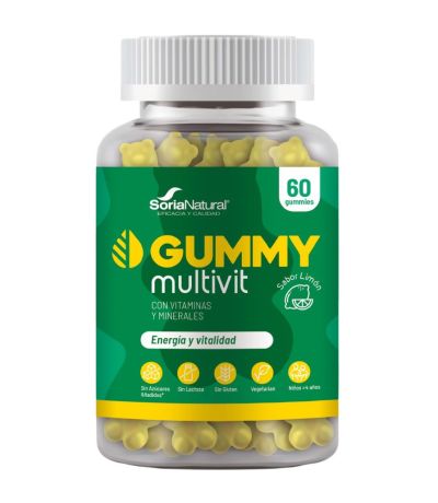 Multivit 60 gummies Soria Natural