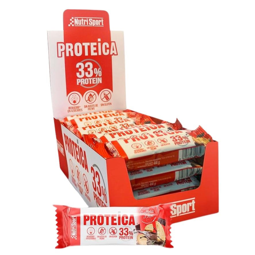 Barrita Proteica Galleta y Choco 24uds Nutri-Sport