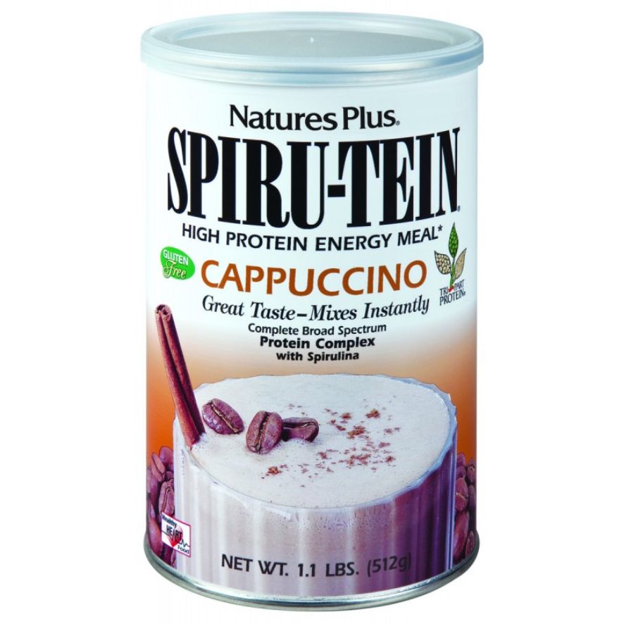 Spirutein Capuccino SinGluten 512g NatureS Plus