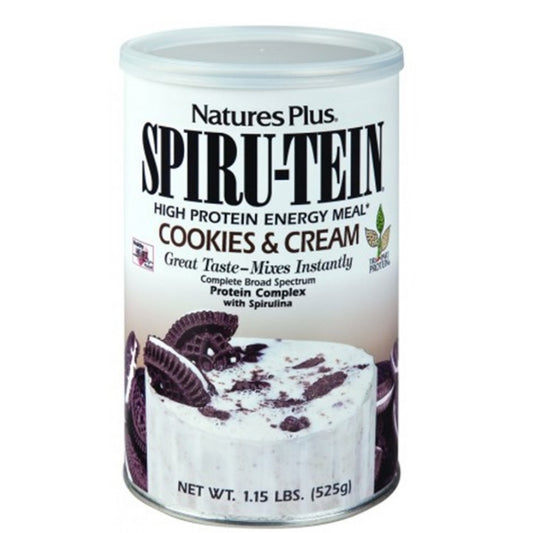Spirutein Cookies Cream SinGluten 525g NatureS Plus