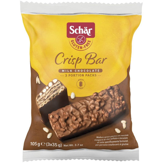 Barrita de Chocolate Crisp Bar SinGluten 105g Dr. Schar