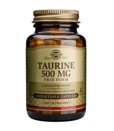 Taurina 500Mg SinGluten Vegan 50caps Solgar