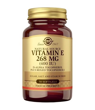 Vitamina E 400UI 50 softgels Solgar