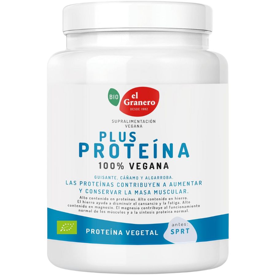 Sprt Proteína para Deportistas Bio Vegan 600g El Granero Integral