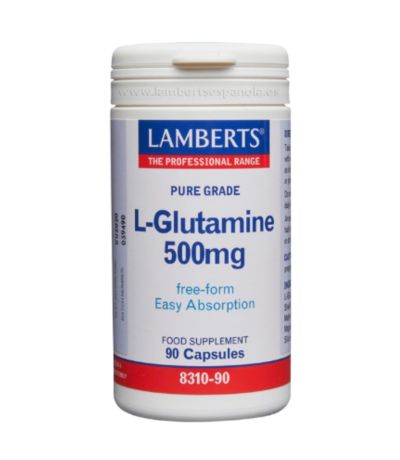 L-Glutamina 500Mg 90caps Lamberts