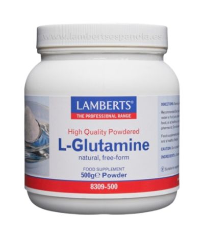 L-Glutamina Polvo Vegan 500g Lamberts
