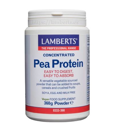 Pea Protein Proteina Guisantes amarillos 360g Lamberts