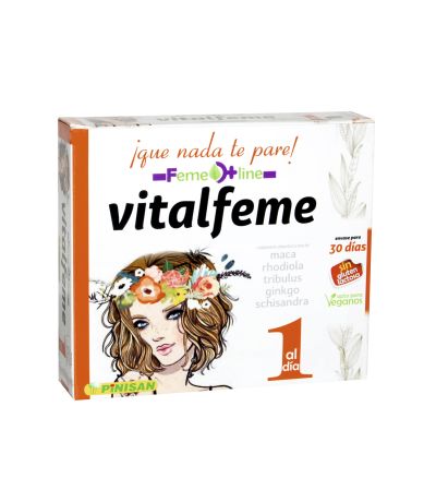 Vitalfeme Vitalidad Feme Line SinGluten Vegan 30caps Pinisan