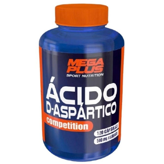 Ácido D-Aspártico Competition 500Mg SinGluten 120caps Megaplus