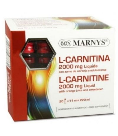 Carnitina Viales 2000Mg Naranja 20 Viales Marnys
