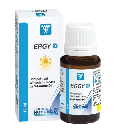 Ergy D Vitamina D3 gotas 15ml Nutergia
