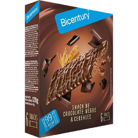 Barritas Saciantes de Cereales y Chocolate Negro Sarialis 120g Bicentury