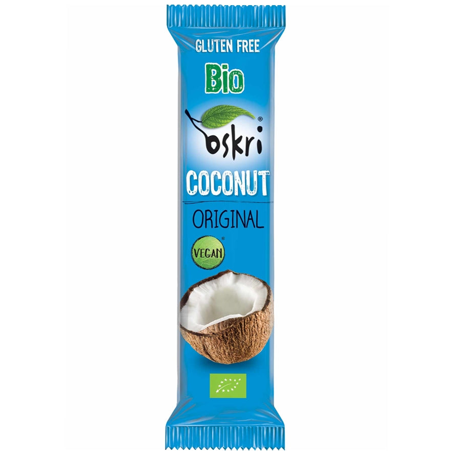 Barritas de Coco SinGluten Bio Vegan 20uds Oskri