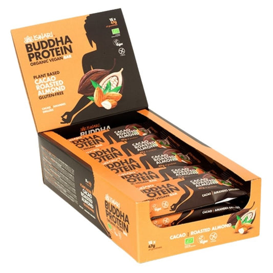 Barritas Buddha Protein SinGluten Bio Vegan 15uds Iswari