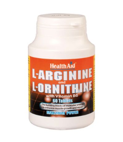 Arginina Ornitina Vitamina B6 60caps Health Aid