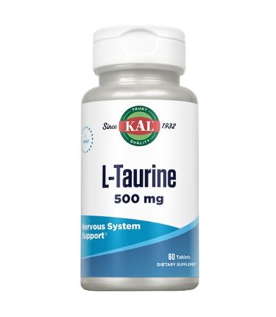 Taurina 500Mg 60caps Kal