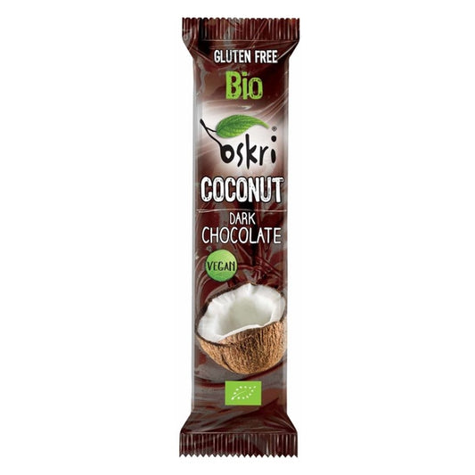 Barritas Coco con Choco SinGluten Bio Vegan 1cajax20uds Oskri