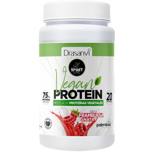 Proteina Vegetal Frambuesa Sport Live 600g Drasanvi