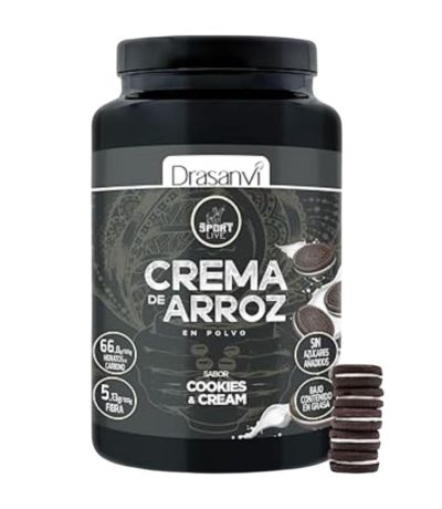 Crema Arroz Sabor Chocolate 1kg Sport Live Drasanvi