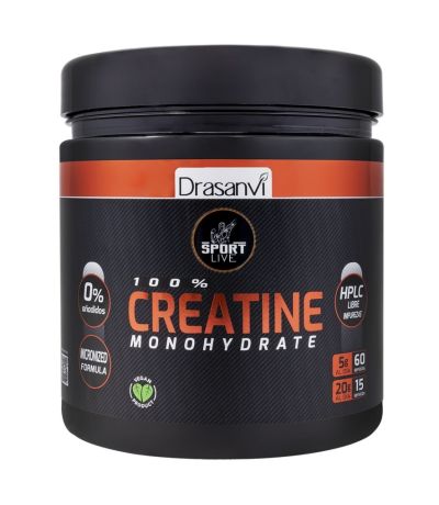 Creatina Monohidrato Vegan 300g Sport Live Drasanvi