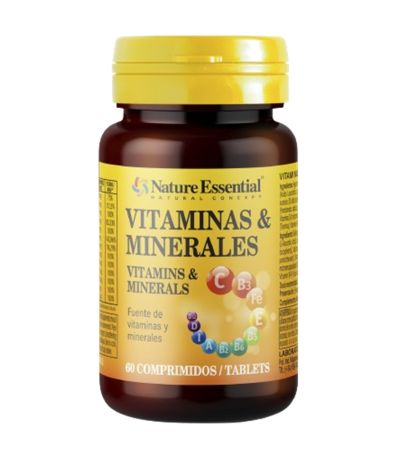 Vitaminas y Minerales 60comp Nature Essential