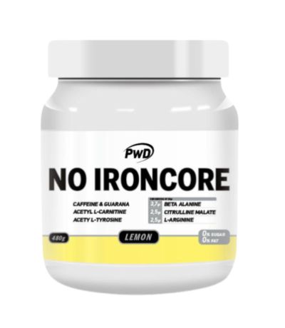 NO Ironcore Pre-Entrenamiento Sabor Limón 480g PWD