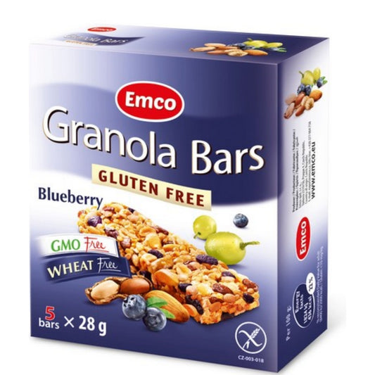 Barrita de Cereales con Arándanos SinGluten 5x28g Emco