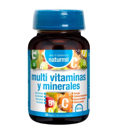 Multivitaminas y Minerales 60 perlas Naturmil