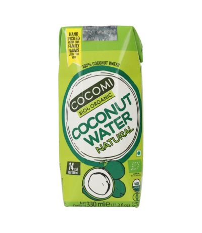 Agua de Coco Natural Bio Vegan 330ml Cocomi