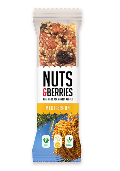 Barrita Mediterran Vegan 15uds Nuts Berries