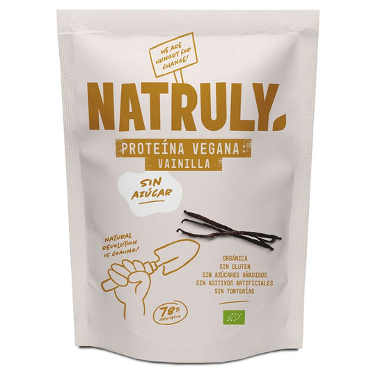 Proteina de Vainilla SinGluten Bio Vegan 350g Natruly