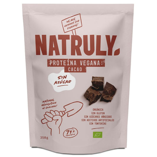 Proteina de Cacao SinGluten Bio Vegan 350g Natruly
