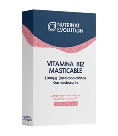 Vitamina B12 Masticable 1000mcg 30comp Nutrinat Evolution