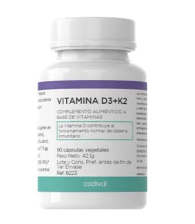 Vitamina D3 K2 90caps Codival