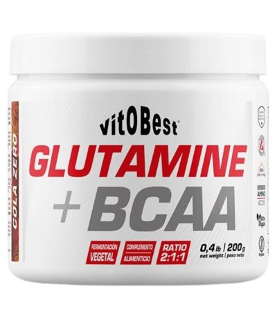 Glutamina BCAA Complex Cola 200g Vitobest