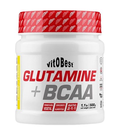 Glutamina BCAA Complex Limón 500gr Vitobest