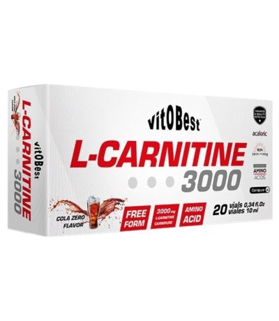 L-Carnitine 3000 20 vialesx10ml Vitobest